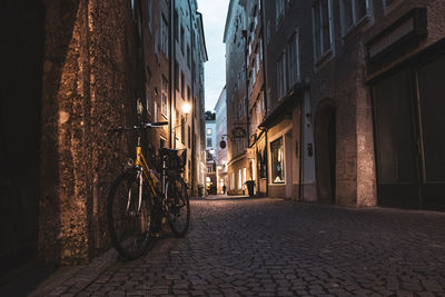 Street amidst buildings in city