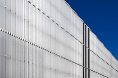 Low angle view of modern building against sky