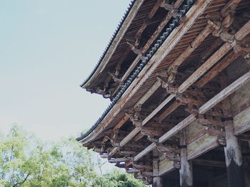 Low angle view of a temple