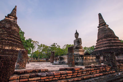 Statue of historic building