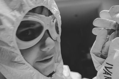 Close-up portrait of child