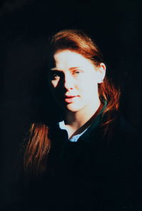Portrait of young woman