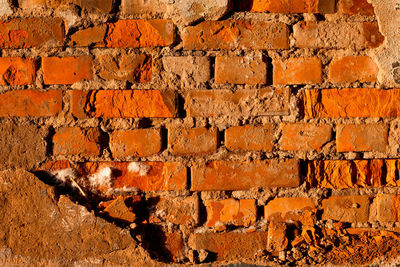 Full frame shot of brick wall