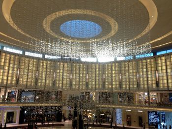 View of illuminated ceiling