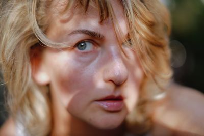 Close-up portrait of girl