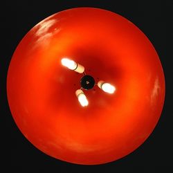 Close-up of red light