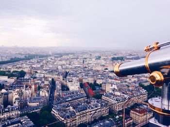 High angle view of cityscape