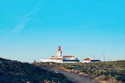 Light house in the cabo da roca, sintra portugal