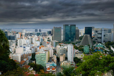 Cityscape against sky