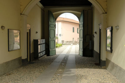 Corridor of building