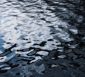 Full frame shot of frozen lake