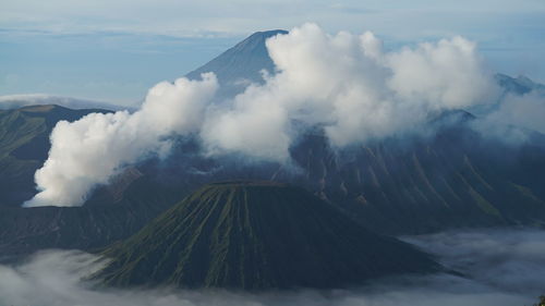 Panoramic view of landscape against sky