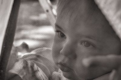 Close-up portrait of child