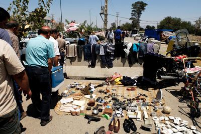 Sheytan market, kholazir area, tehran city, iran, 2016