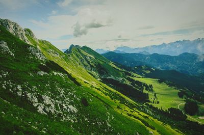 Scenic view of landscape against sky