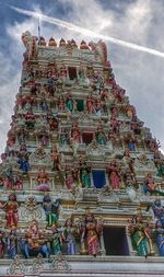 Low angle view of temple