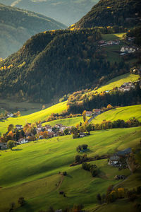 High angle view of landscape