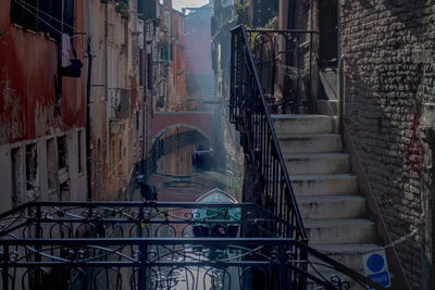 Low angle view of steps