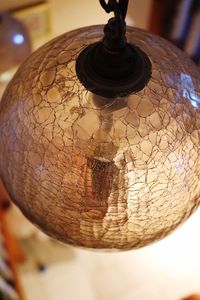 Close-up of electric lamp