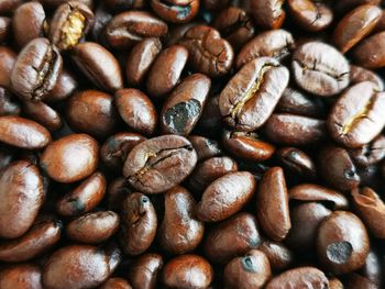 Full frame shot of coffee beans