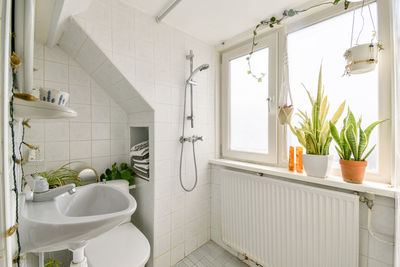 Interior of bathroom