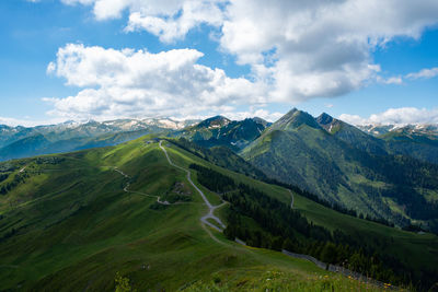 Panoramic view of landscape against sky