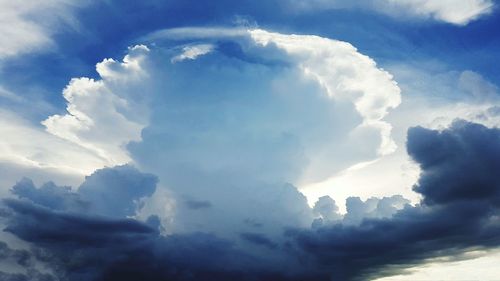 Panoramic view of clouds in sky