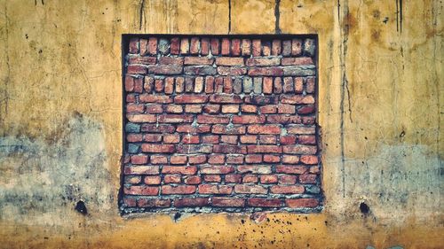 Close-up of wooden wall