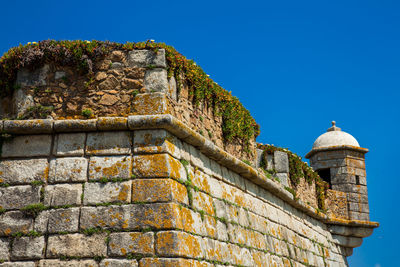 Historical fort of sao francisco do queijo built on the 6th century at porto city in portugal