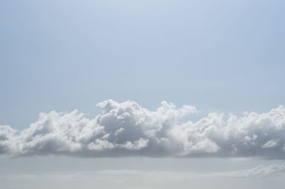 Low angle view of clouds in sky