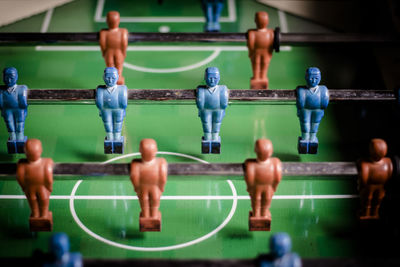 Group of people playing with toy