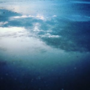 Full frame shot of sea against blue sky