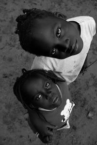Two african children smiling 