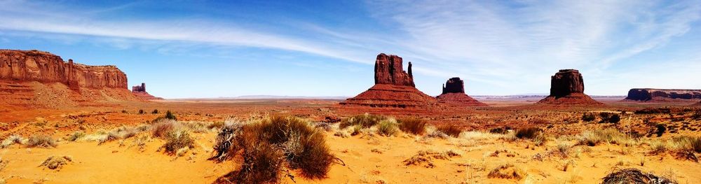 Scenic view of mountains