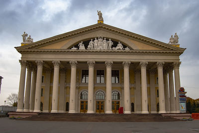 Facade of historical building