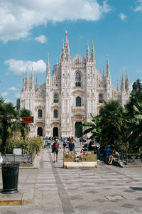 View of duomo from the plaza