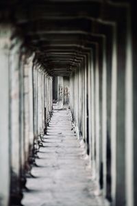 View of corridor of building