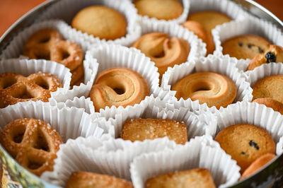 Close-up of cupcakes