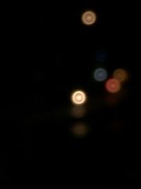 View of moon at night