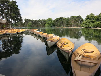 Boats in bois de boulogne