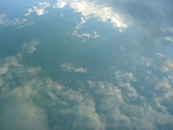 Low angle view of cloudy sky