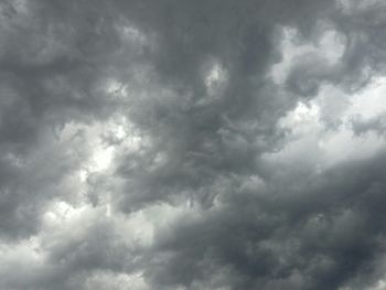 Low angle view of cloudy sky