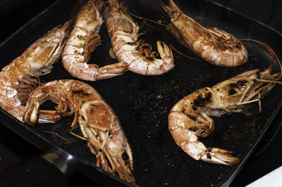 Close-up of preparing food