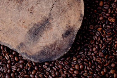 Full frame shot of coffee beans