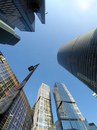 Low angle view of modern building