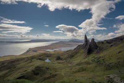 Scenic view of landscape against sky