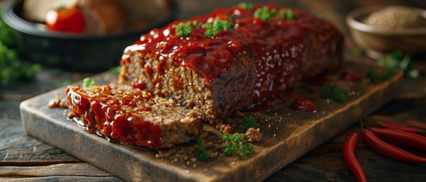 Close-up of meat on table