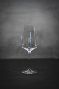 Close-up of wine glass on table