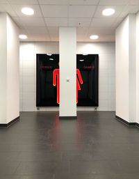 Entrance of building