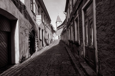 Street amidst buildings in city